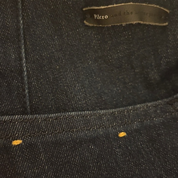 Pilcro & The Letterpress Anthropologie Denim SEAM Leggings 25 High Rise Stretch - Picture 9 of 9